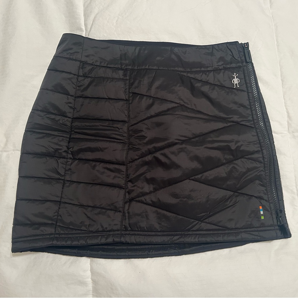 Smartwool Black Quilted Mini Skirt